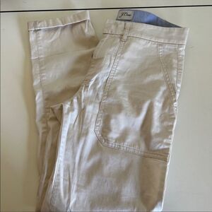 J crew khaki boyfriend chino pants 25